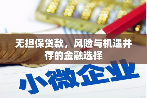 沁源无担保贷款，风险与机遇并存的金融选择