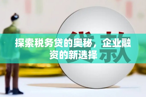 曲江探索税务贷的奥秘，企业融资的新选择