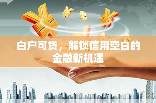 临淄白户可贷，解锁信用空白的金融新机遇