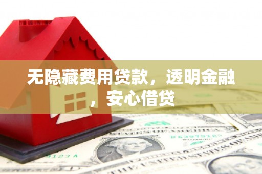 江川无隐藏费用贷款，透明金融，安心借贷