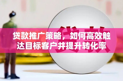 丰顺贷款推广策略，如何高效触达目标客户并提升转化率