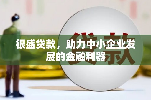 巨野银盛贷款，助力中小企业发展的金融利器