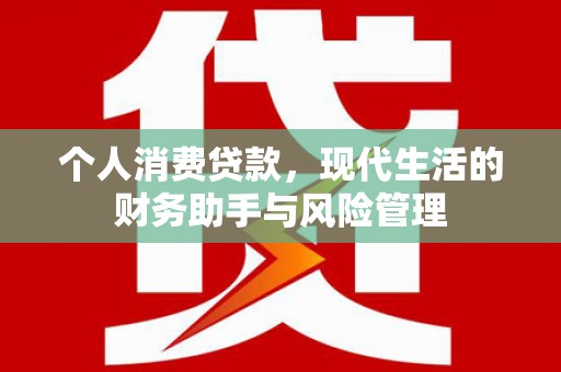 香格里拉个人消费贷款，现代生活的财务助手与风险管理