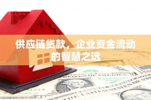 东方供应链贷款，企业资金流动的智慧之选