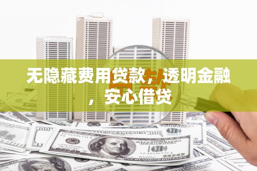 岭东无隐藏费用贷款，透明金融，安心借贷