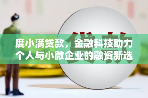 瓯海度小满贷款，金融科技助力个人与小微企业的融资新选择