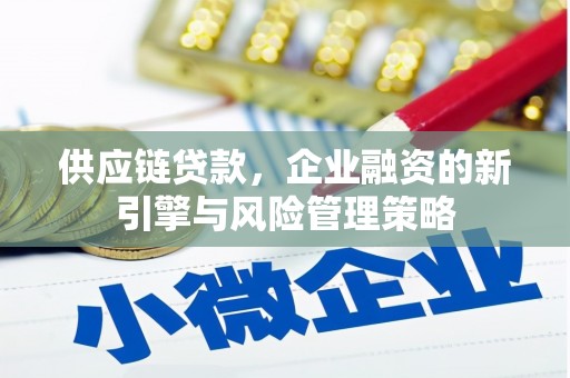 中区供应链贷款，企业融资的新引擎与风险管理策略