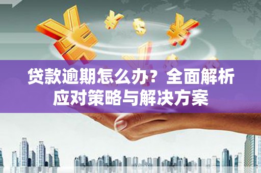 靖边贷款逾期怎么办？全面解析应对策略与解决方案