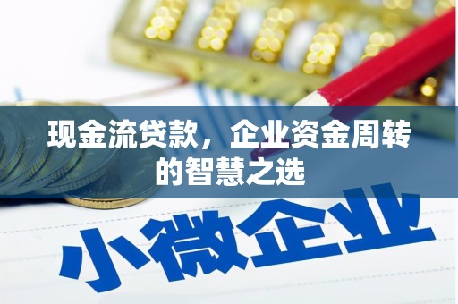 贵南现金流贷款，企业资金周转的智慧之选