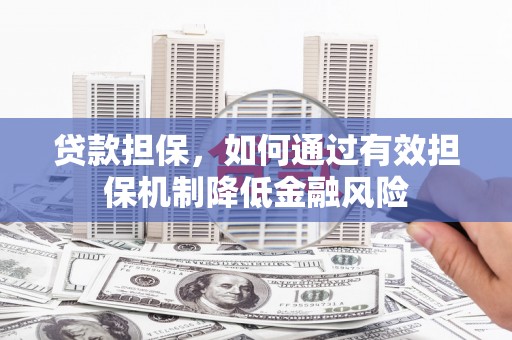 林周贷款担保，如何通过有效担保机制降低金融风险