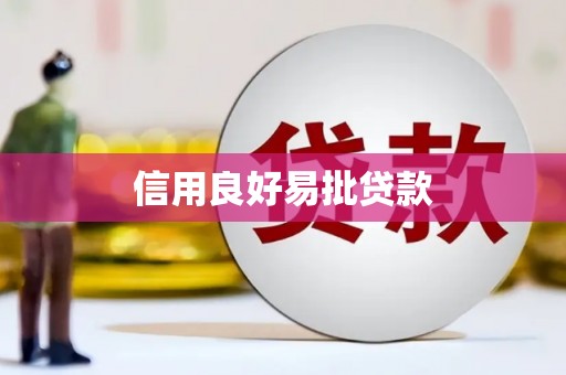 德宏信用良好易批贷款